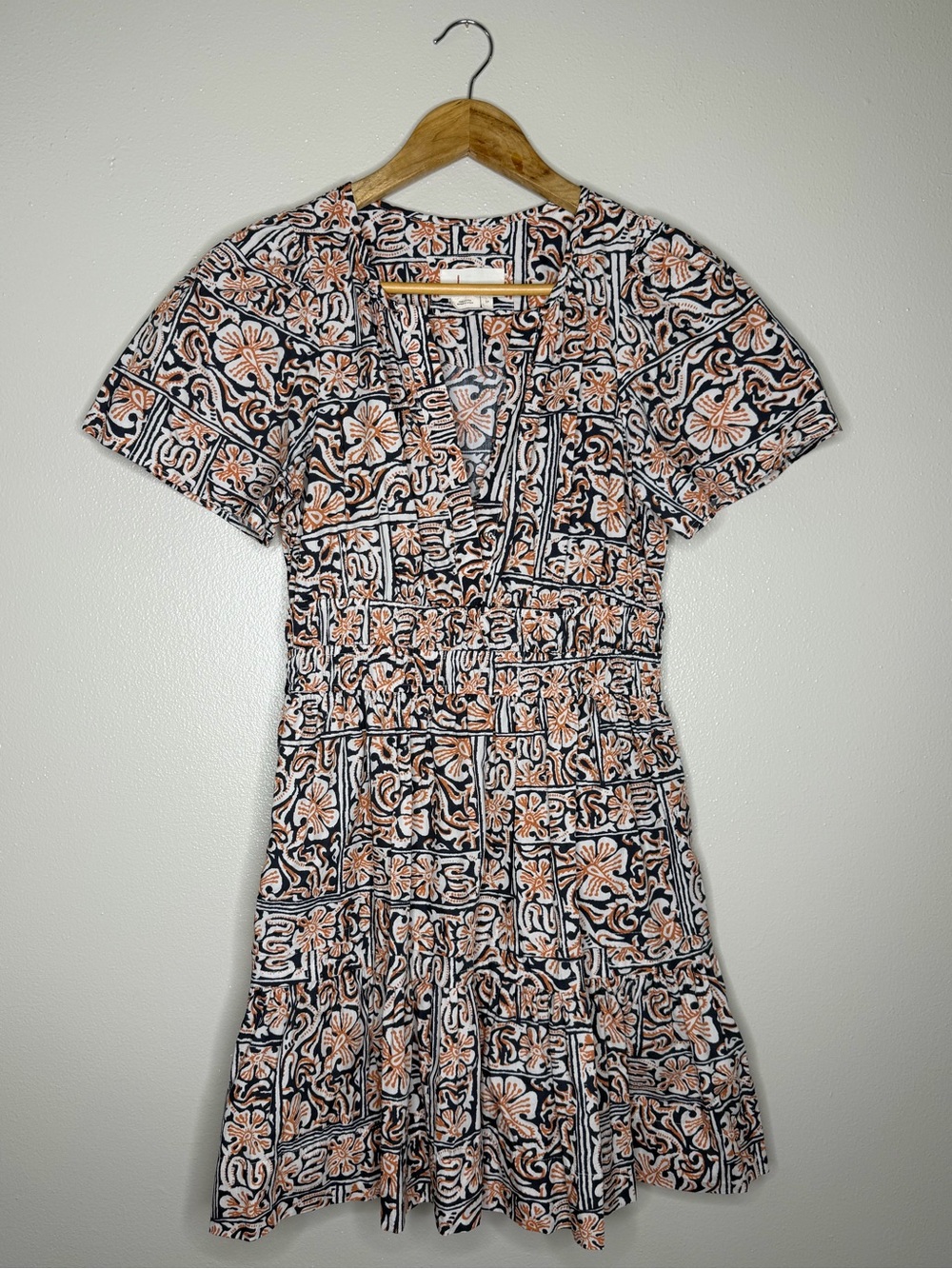 Anthropologie Somerset Mini Dress in Washed Black Multi - Picture 4 of 16